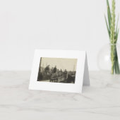 Antiek Real Photo Norwegian Boat & Crew Note Kaart (Voorkant)