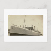 Antiek Real Photo Norwegian Ship Briefkaart (Voorkant)