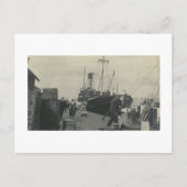 Antiek Real Photo Ship Briefkaart (Voorkant)