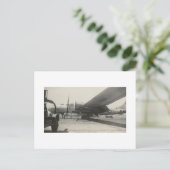Antiek Real Photo WWII B-29 Bomber Briefkaart (Staand voorkant)