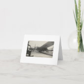 Antiek Real Photo WWII B-29 Bomber Note Kaart (Voorkant)