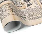 Antiek reclamebladen ontkoppelen cadeaupapier (Rol Hoek)