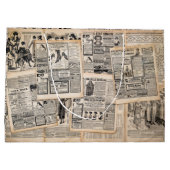 Antiek reclamebladen ontkoppelen groot cadeauzakje (Achterkant)