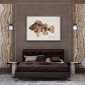 Antiek Red Scorpion van F.E. Clarke 1874 Poster