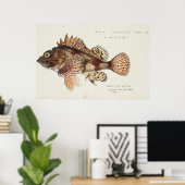 Antiek Red Scorpion van F.E. Clarke 1874 Poster (Thuiskantoor)