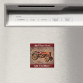 Antiek Red Tractor Magnet (Insitu (Vaatwasser))
