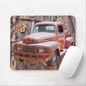  Antiek Red Truck Antiek Boerderij Tools Muismat (Met muis)