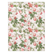 Antiek  Redouté Rozen Patroonroze Tafelkleed (Voorkant)