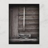 Antiek Reel Push Lawnmower Briefkaart (Voorkant)