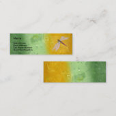 Antiek regenboog/Dragonfly Mini Visitekaartje (Voorkant / Achterkant)