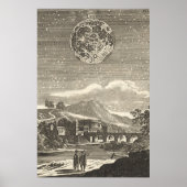 Antiek Renaissance Moon van Allain Mallet Poster (Voorkant)