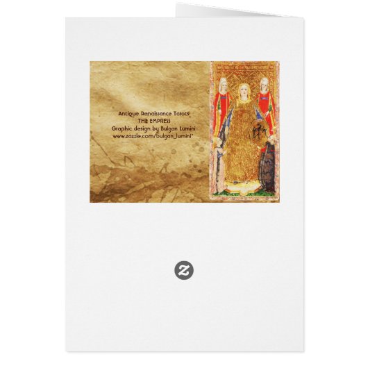 ANTIEK RENAISSANCE STREEFT 3 / EMPRESS (Achterkant)