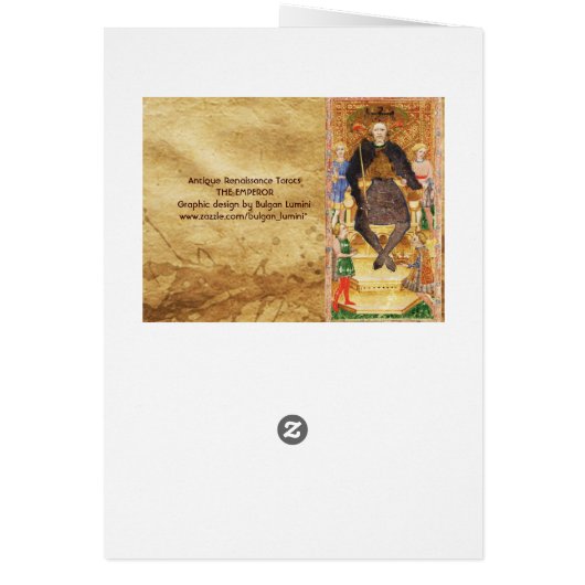 ANTIEK RENAISSANCE STREEFT 4 / EMPEROR (Achterkant)