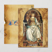 ANTIEK RENAISSANCE STREEFT 5 / POPE BRIEFKAART (Voorkant / Achterkant)