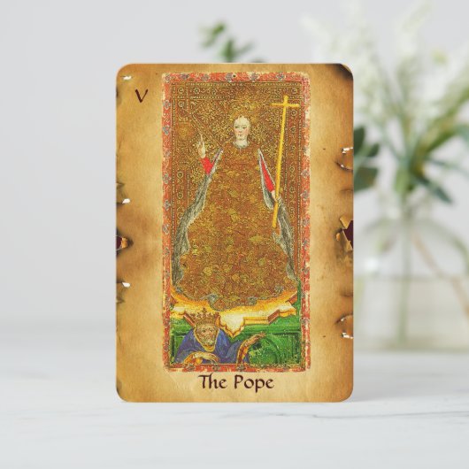 ANTIEK RENAISSANCE STREEFT 5 / POPE ( Faith ) Aankondiging (Staand voorkant)