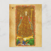 ANTIEK RENAISSANCE STREEFT 5 / POPE ( Faith ) Briefkaart (Voorkant)