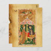 ANTIEK RENAISSANCE STREEFT 6 / DE LOVERS BRIEFKAART (Voorkant / Achterkant)