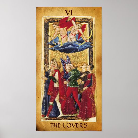 ANTIEK RENAISSANCE STREEFT 6 / DE LOVERS POSTER (Voorkant)