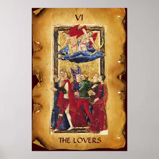 ANTIEK RENAISSANCE STREEFT 6 / DE LOVERS POSTER (Voorkant)