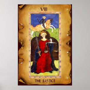 ANTIEK RENAISSANCE STREEFT 8 / JUSTITIE POSTER
