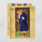 ANTIEK RENAISSANCE STREEFT 9 / THE HERMIT BRIEFKAART (Voorkant / Achterkant)