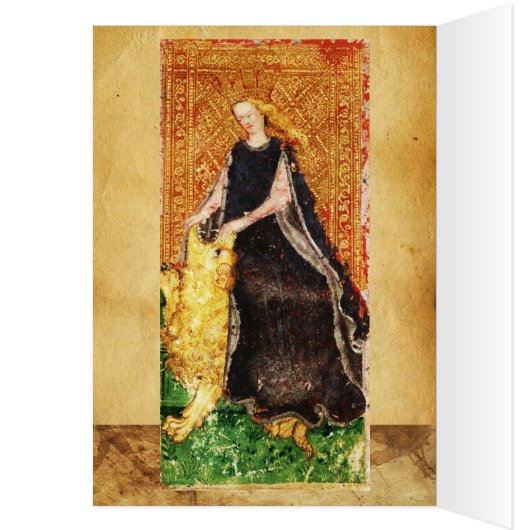 ANTIEK RENAISSANCE STREEFT DE FORTITUDE-STRENGHT (Binnen (Links))