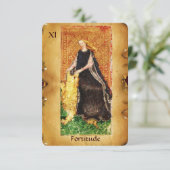 ANTIEK RENAISSANCE STREEFT DE FORTITUDE-STRENGHT AANKONDIGING (Staand voorkant)