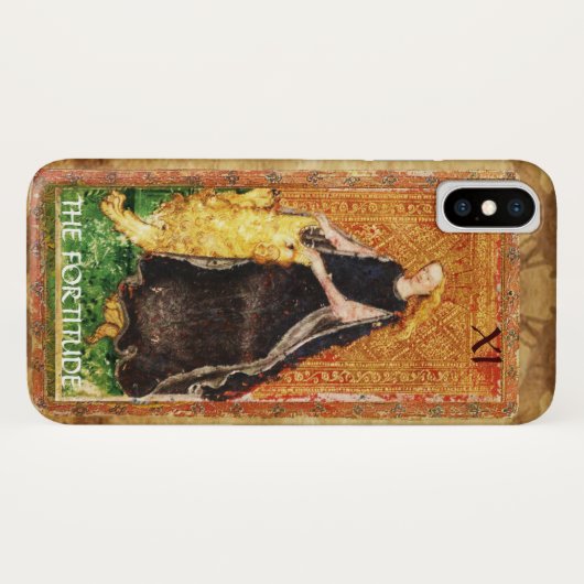 ANTIEK RENAISSANCE STREEFT DE FORTITUDE-STRENGHT Case-Mate iPhone CASE (Achterkant (horizontaal))