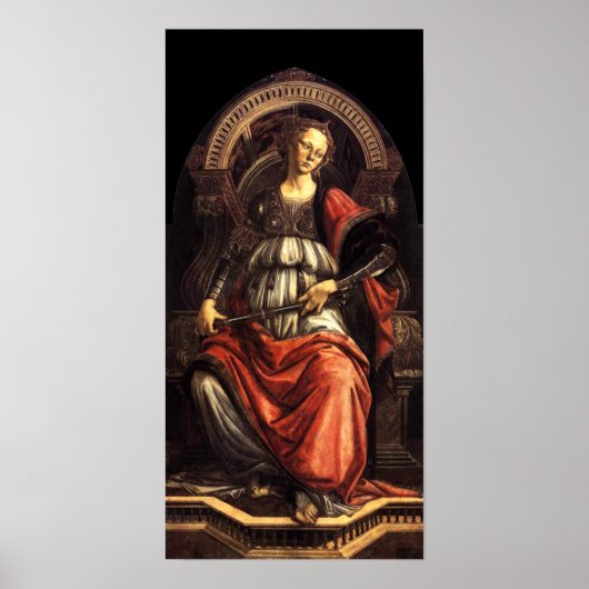 ANTIEK RENAISSANCE STREEFT DE FORTITUDE-STRENGHT POSTER (Voorkant)