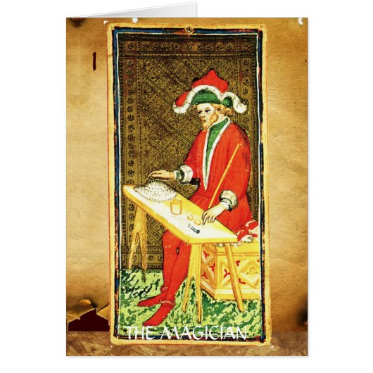 ANTIEK RENAISSANCE TAROOTS 1 / MAGICIAN (Voorkant)