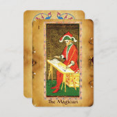 ANTIEK RENAISSANCE TAROOTS 1 / MAGICIAN AANKONDIGING (Voorkant / Achterkant)