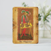 ANTIEK RENAISSANCE TAROOTS 1 / MAGICIAN AANKONDIGING (Staand voorkant)