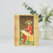 ANTIEK RENAISSANCE TAROOTS 1 / MAGICIAN BRIEFKAART (Staand voorkant)