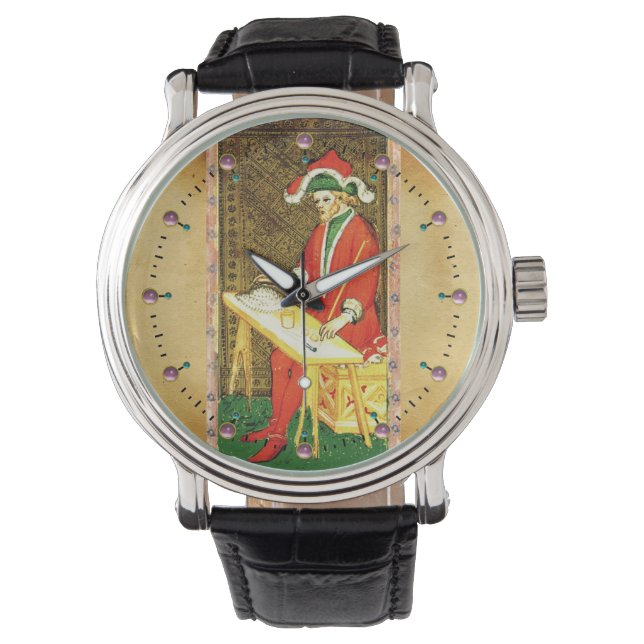 ANTIEK RENAISSANCE TAROOTS 1 / MAGICIAN HORLOGE (Voorkant)