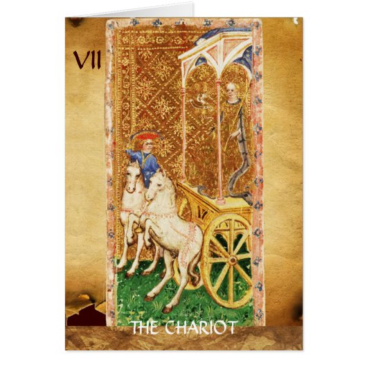 ANTIEK RENAISSANCE TAROOTS 7 / THE CHARIOT (Voorkant)