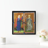 ANTIEK RENAISSANCE TAROOTS /DE STAR EN HET MOON VIERKANTE KLOK (Huis)