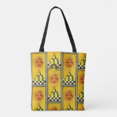 ANTIEK RENAISSANCE TAROOTS/DE SUN GEM MONOGRAM TOTE BAG (Achterkant)