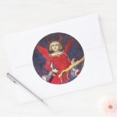 ANTIEK RENAISSANCE TAROT/DEVIL Pride Detail Ronde Sticker (Envelop)