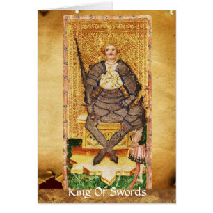 ANTIEK RENAISSANCE TAROT/KING EN KONINGIN VAN KNOP