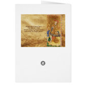 ANTIEK RENAISSANCE TAROT/KING VAN MUNTEN (Achterkant)