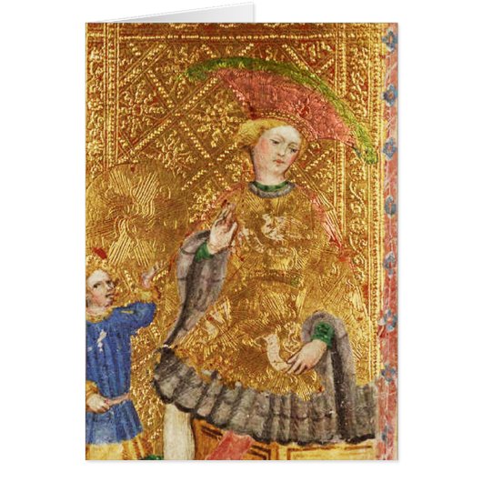 ANTIEK RENAISSANCE TAROT/KING VAN MUNTEN (Voorkant)