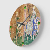 ANTIEK RENAISSANCE TAROT/LADY VAN MUNTEN EN KLEURE GROTE KLOK (Hoek)