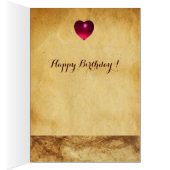 ANTIEK RENAISSANCE TAROTO QUEEN OF CUPS Birthday (Binnen (Rechts))