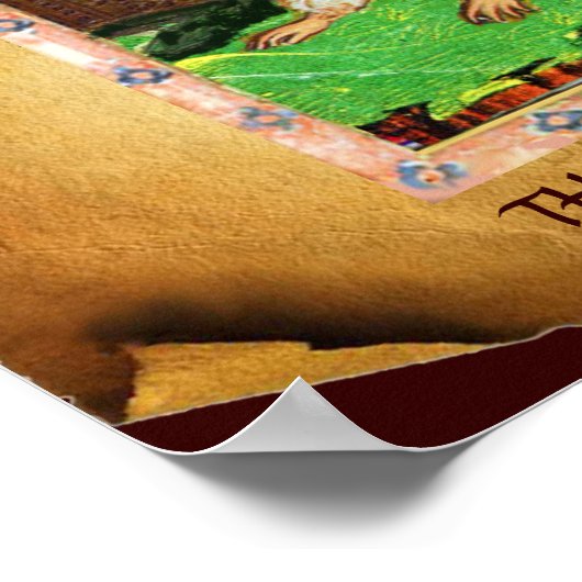 ANTIEK RENAISSANCE TAROTS 10/THE WHEEL OF FORTUNE POSTER (Hoek)