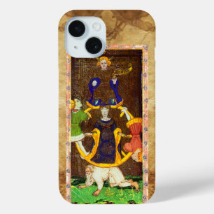 ANTIEK RENAISSANCE TAROTS 10 / WIEL VAN FORTUNE iPhone 15 CASE