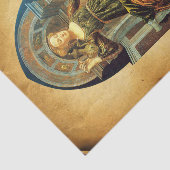 ANTIEK RENAISSANCE TAROTS 14 TEMPERANCE Parchment Tissuepapier (Detail)