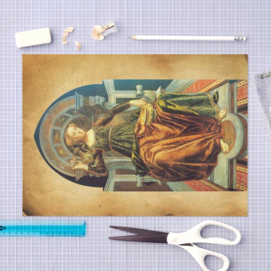 ANTIEK RENAISSANCE TAROTS 14 TEMPERANCE Parchment Tissuepapier (Craft)