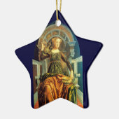 ANTIEK RENAISSANCE TAROTS 14 / TEMPERANCE Star Keramisch Ornament (Links)