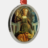 ANTIEK RENAISSANCE TAROTS 14 / TEMPERANCE Star Metalen Ornament (Rechts)