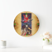 ANTIEK RENAISSANCE TAROTS 15 /DEVIL GROTE KLOK (Huis)